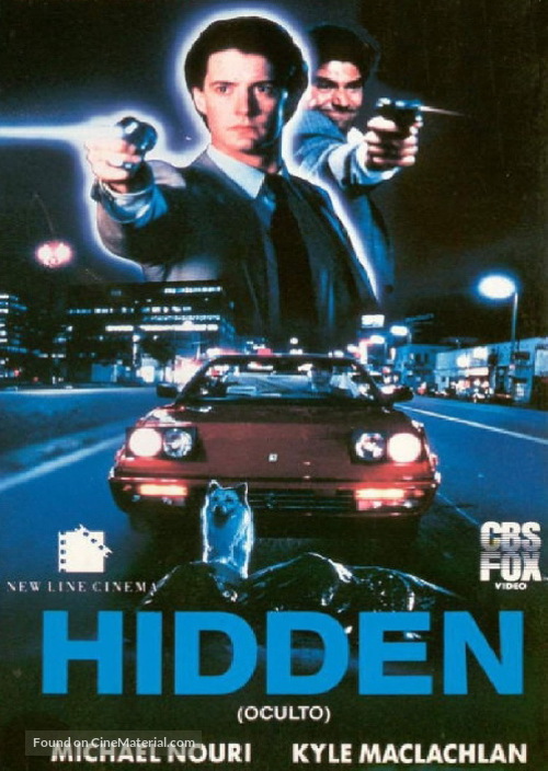 The Hidden - Spanish DVD movie cover