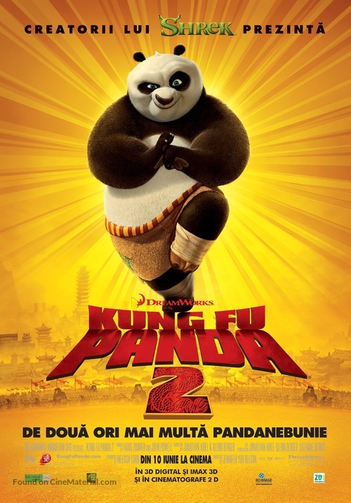 Kung Fu Panda 2 - Romanian Movie Poster