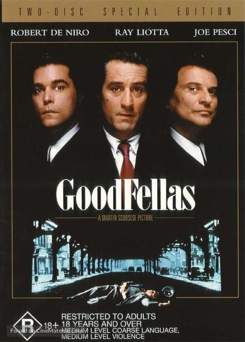 Goodfellas - Australian DVD movie cover