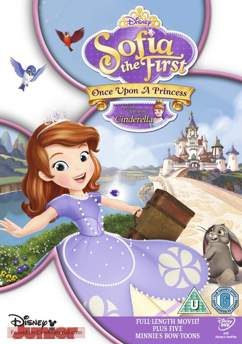 Sofia the First: Once Upon a Princess - British DVD movie cover