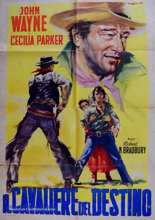 Riders of Destiny - Italian Movie Poster