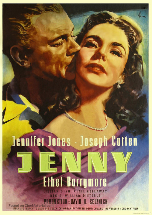 Portrait of Jennie - German Movie Poster
