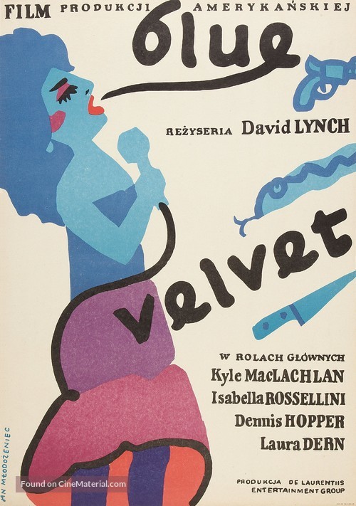 Blue Velvet - Polish Movie Poster