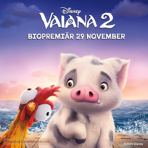 Moana 2 - Swedish Movie Poster