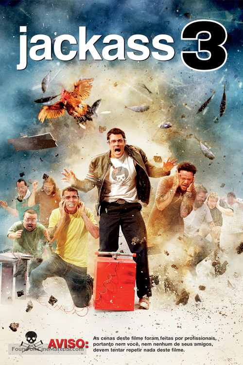 Jackass 3D - Brazilian Movie Cover