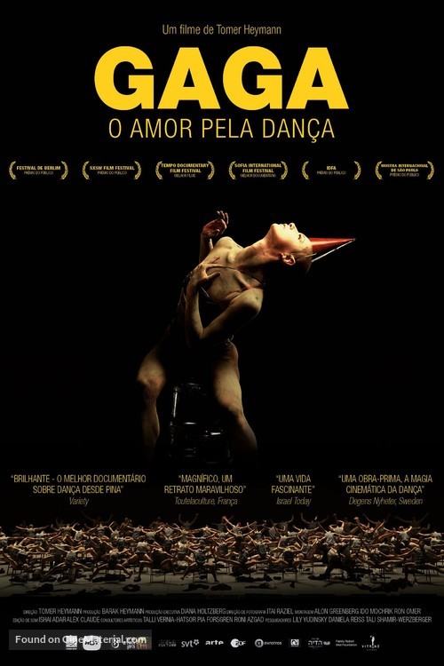 Mr. Gaga - Brazilian Movie Poster
