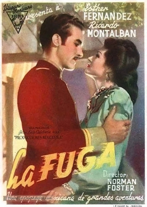 La fuga - Spanish Movie Poster