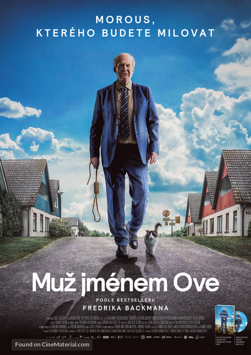 En man som heter Ove - Czech Movie Poster