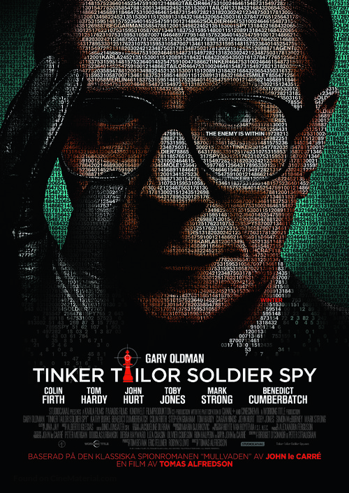 Tinker Tailor Soldier Spy - Swedish Movie Poster