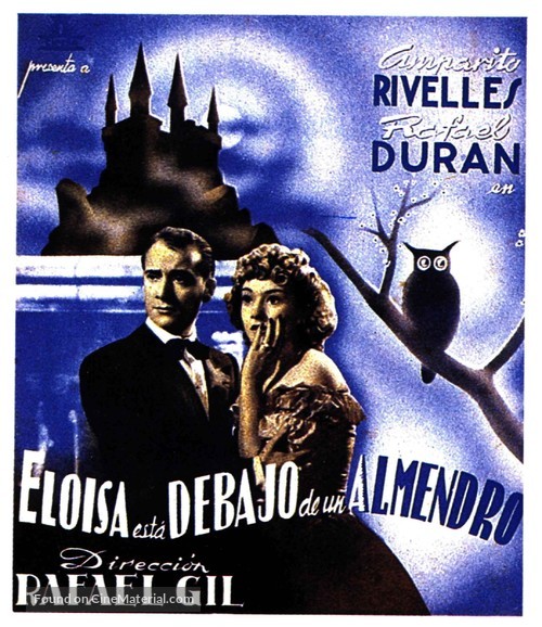 Elo&iacute;sa est&aacute; debajo de un almendro - Spanish Movie Poster