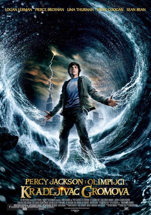 Percy Jackson &amp; the Olympians: The Lightning Thief - Croatian Movie Poster