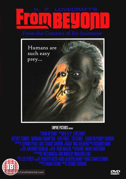 From Beyond - British DVD movie cover