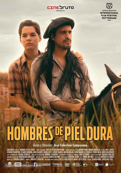 Hombres de piel dura - Argentinian Movie Poster