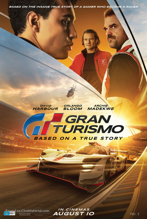 Gran Turismo - Australian Movie Poster