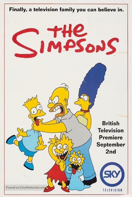 &quot;The Simpsons&quot; - British Movie Poster