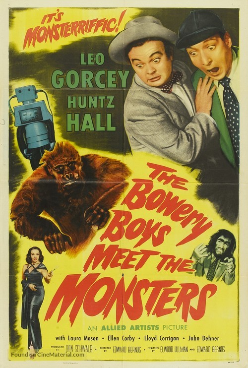 The Bowery Boys Meet the Monsters - Movie Poster