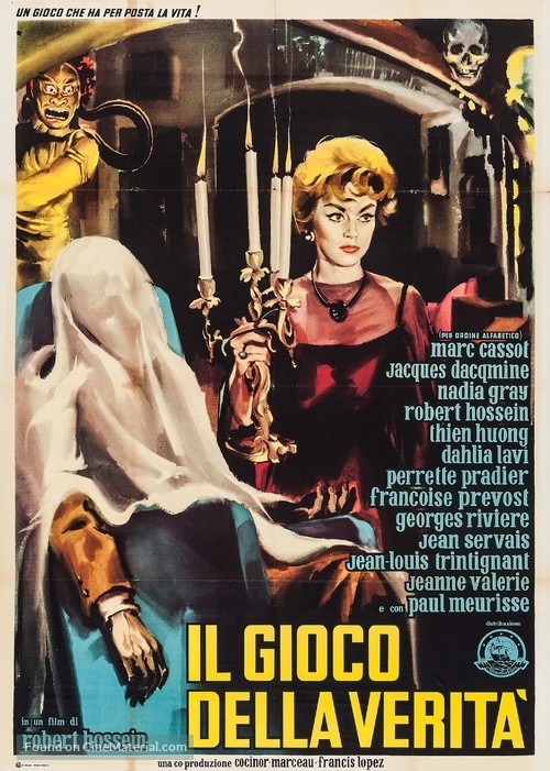 Le jeu de la v&eacute;rit&eacute; - Italian Movie Poster