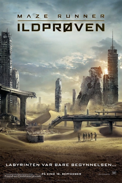 Maze Runner: The Scorch Trials - Norwegian Movie Poster