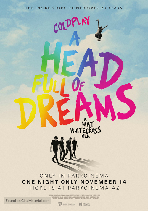 Coldplay: A Head Full of Dreams - Turkish Movie Poster