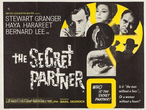 The Secret Partner - British Movie Poster