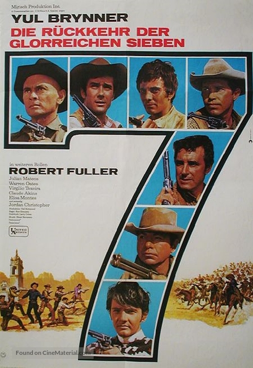 Return of the Seven - German Movie Poster