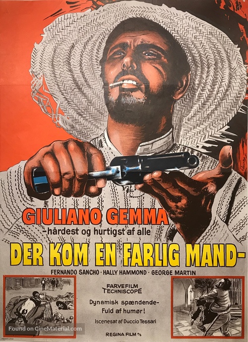 Il ritorno di Ringo - Danish Movie Poster