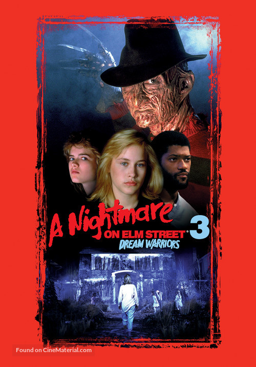 A Nightmare On Elm Street 3: Dream Warriors - British DVD movie cover