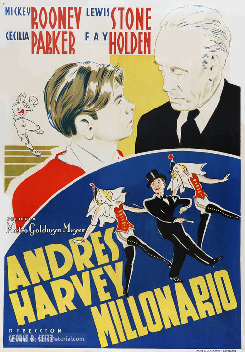 The Hardys Ride High - Spanish Movie Poster