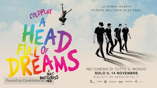 Coldplay: A Head Full of Dreams - Italian Movie Poster