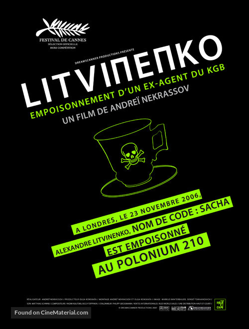 Rebellion: The Litvinenko Case - French Movie Poster
