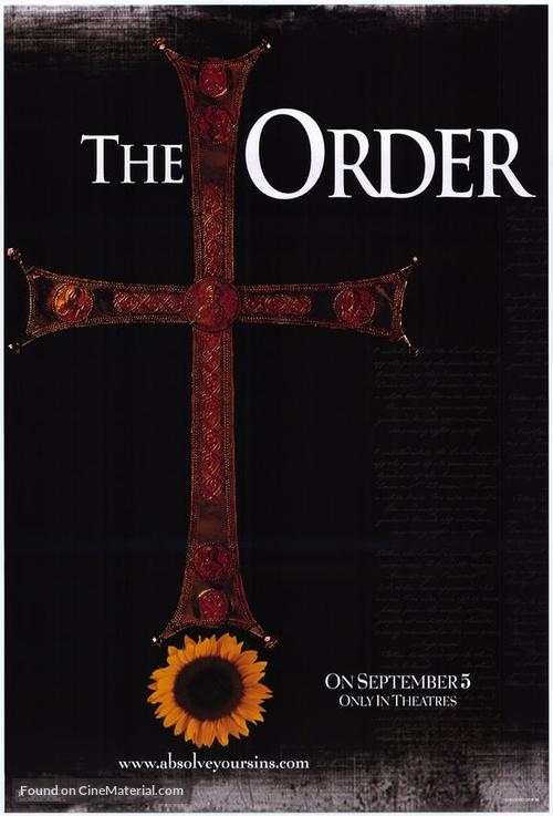 The Order - Movie Poster