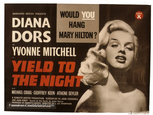 Yield to the Night - British Movie Poster