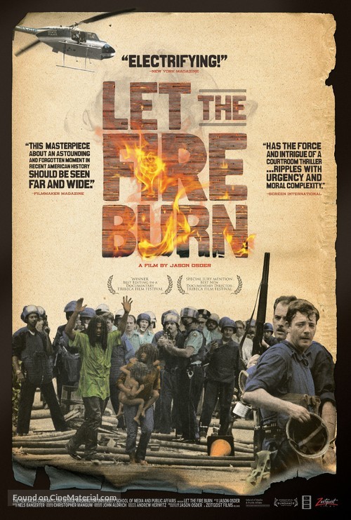 Let the Fire Burn - Movie Poster