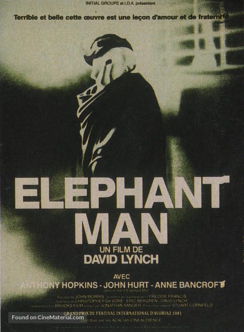 The Elephant Man - French Movie Poster