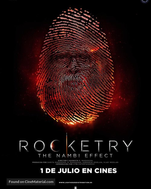 Rocketry: The Nambi Effect - Spanish Movie Poster