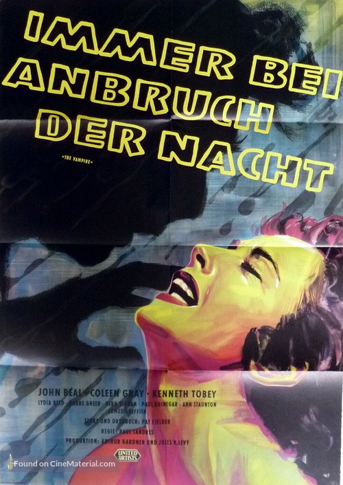 The Vampire - German Movie Poster