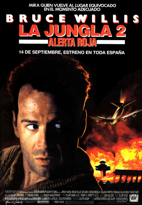 Die Hard 2 - Spanish Movie Poster