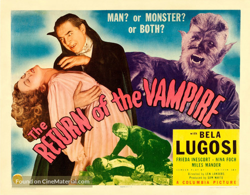 The Return of the Vampire - Movie Poster