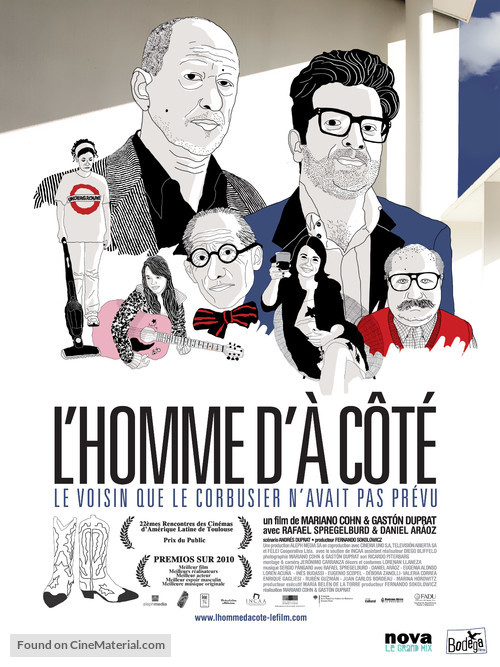 El hombre de al lado - French Movie Poster