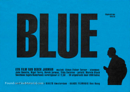 Blue - Dutch Movie Poster