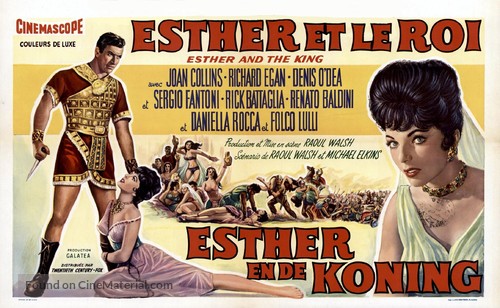 Esther and the King - Belgian Movie Poster