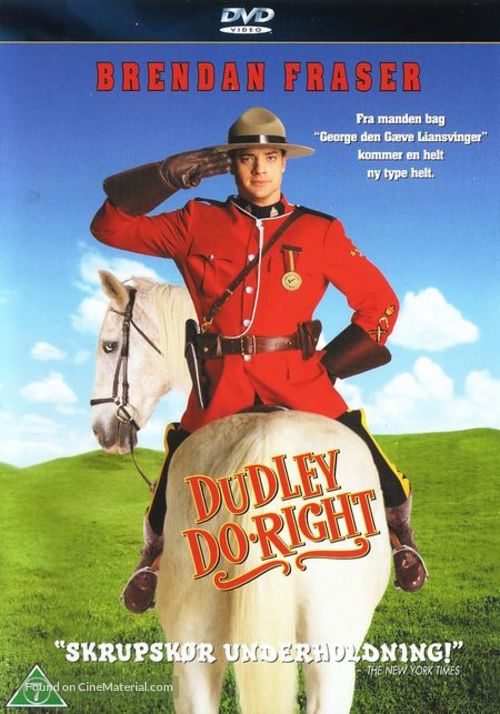 Dudley Do-Right - Danish Movie Cover