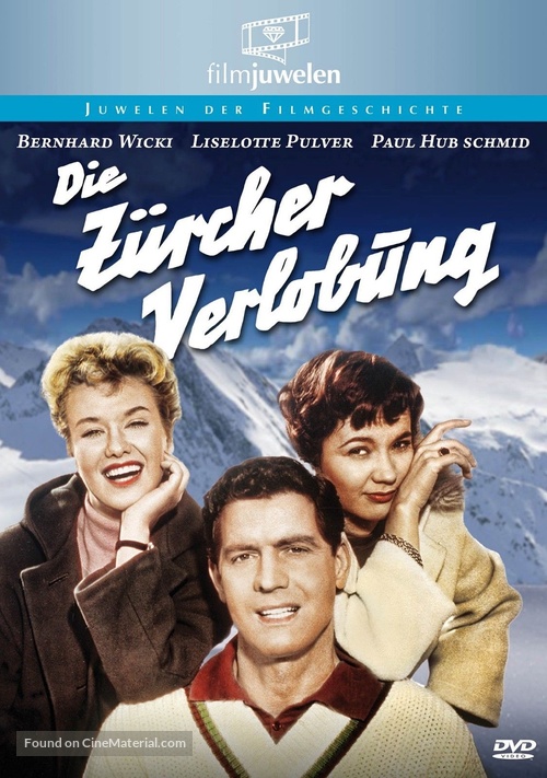 Die Z&uuml;rcher Verlobung - German DVD movie cover