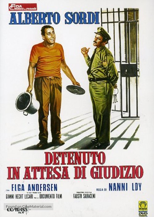 Detenuto in attesa di giudizio - Italian DVD movie cover