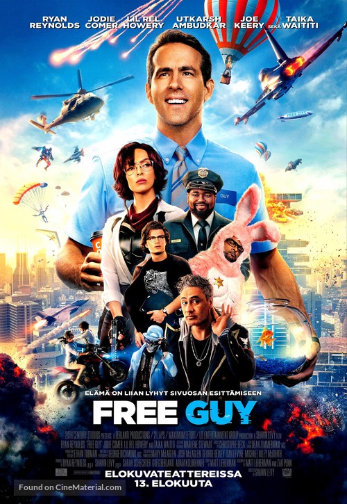 Free Guy - Finnish Movie Poster