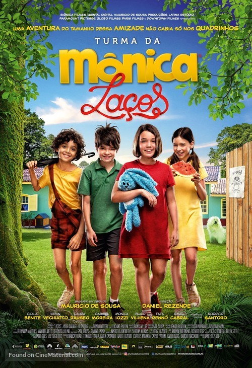 Turma da M&ocirc;nica: La&ccedil;os - Brazilian Movie Poster