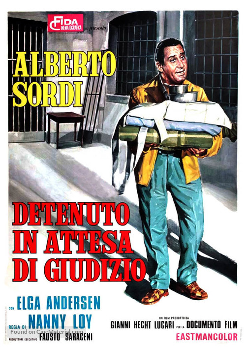 Detenuto in attesa di giudizio - Italian Movie Poster