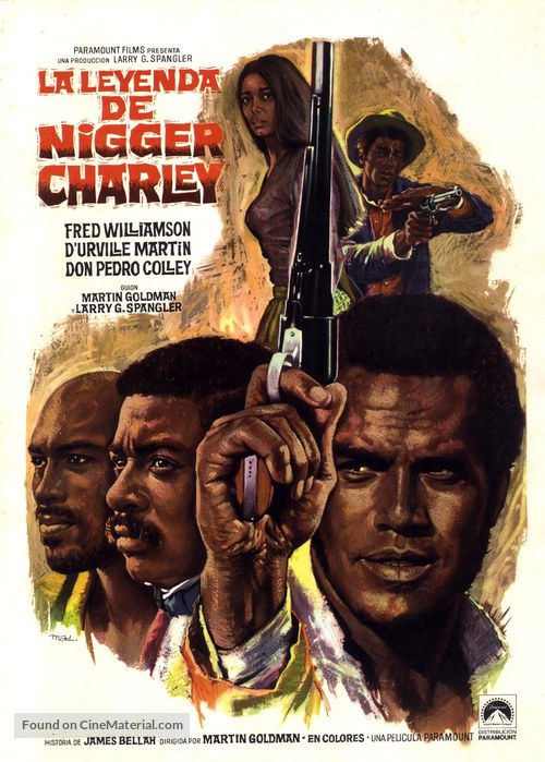 The Legend of Nigger Charley - Spanish Movie Poster