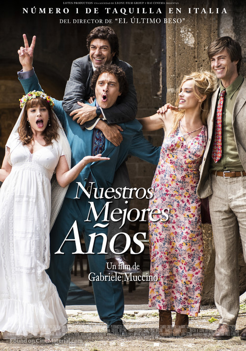 Gli anni pi&ugrave; belli - Spanish Movie Poster