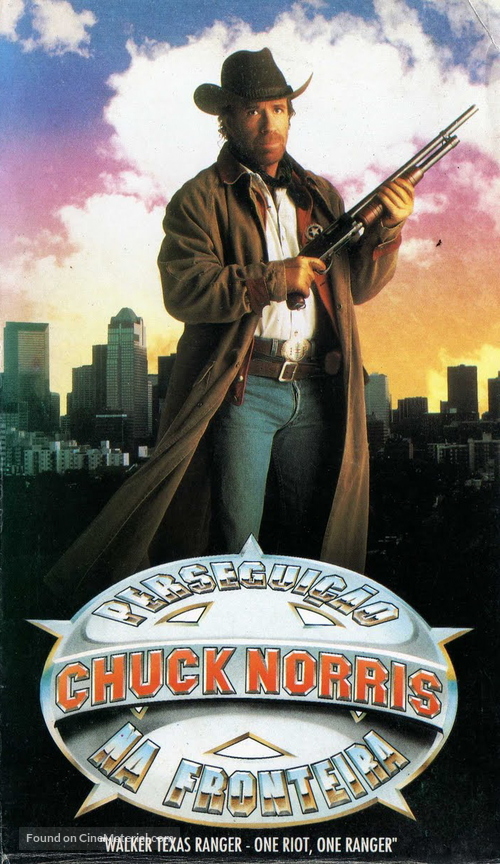&quot;Walker, Texas Ranger&quot; - Brazilian VHS movie cover